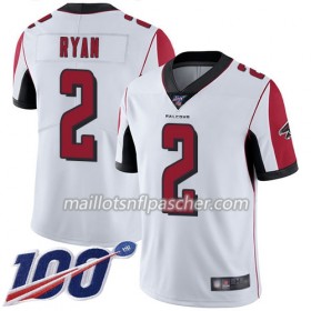 Maillot Atlanta Falcons Matt Ryan 2 Nike Blanc 100th - Homme